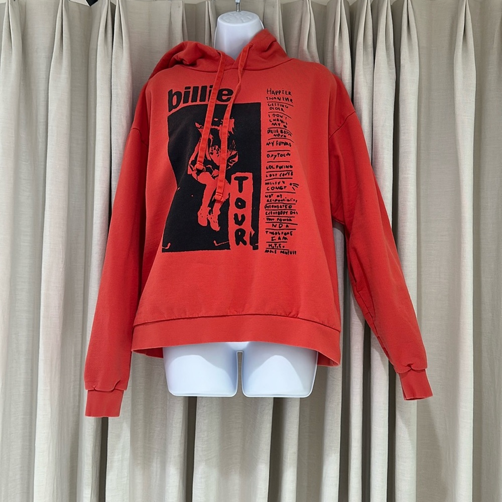 Billie Eilish Happier than ever tour merch. Hoddie Size L